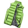 Chickwin Chickw11 Gilet Smanicato Antivento, Uomo Moda Giacche Senza Maniche Giubbotto Cappotto Caldo Lavoro Imbottito Elegante Autunnali Invernali (XL,Erba verde)