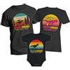t-shirteria Tris Tshirt Famiglia - Maschietto - Body intimo da giorno - Coordinato - Papà Mamma Bimbo - Saurus - Rex - T-shirt abbinate