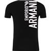 Emporio Armani Maglietta Uomo 211818 3R476, T-Shirt Manica Corta, Girocollo (Nero, XL)