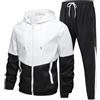 Chanpning Tuta Completo Sportiva Uomo Comode Felpa Zip Con Cappuccio E Pantaloni Tuta Complete Due Pezzi Leggera Invernale Tute Ginnastica Cotone Completo Sportiva Taglie Forti Fitness Jogging Outwear