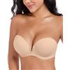 DotVol: Reggiseni Senza Spalline da Donna con Ferretto Push-up a Schiena Scoperta Imbottiti a Fascia Antiscivolo per Abiti da Sposa