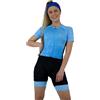 Generic 12 Colori Donne Viola Manica Corta Femminile Ciclismo Tuta Donna Tuta Ciclismo Abbigliamento Triathlon Pantaloncini XS-4XL