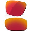 LenzReborn Lenti polarizzate di ricambio per occhiali RayBan Meta Wayfarer RW4006 50 mm AI, transitional, antigraffio, Rosso Fuoco - Specchio Polarizzato, Taglia unica