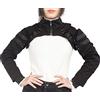 CoolChange Stampunk Bolero - Giacca da donna con collo alto, colore: nero, taglia: S - L