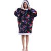 JOREAY Felpa con cappuccio oversize da donna 2025, carina, morbida, comoda, calda, indossabile, per mamma, Cane barboncino, 4XL Plus Tall