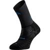 Lurbel Road Pro, calze da corsa, calze a compressione, calze da corsa, calze a lunga distanza, calze anti-vesciche. Unisex, Nero / blu, X-Large