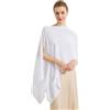 BEAUTELICATE Scialle Elegante Donna Poncho Coprispalle Chiffon Stola Cape Estivo per Sposa Damigella Cerimonia Matrimonio Abito