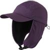Decentron Cappello invernale da uomo con tesa in pile paraorecchie cappello da baseball, Viola, Taglia unica