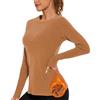 Soneven Maglie Termiche da Donna, Maglia Donna Manica Lunga Invernale, Abbigliamento Termico Donna Maglietta Intima Sport T-Shirt