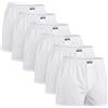 Leedya Set 6 Pezzi Boxer Uomo in Puro Cotone 100% - Vita Elastica Confortevole, Americani Chiusura Frontale a Bottoni - Intimo Uomo per Uso Quotidiano Traspirante e Morbido