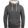 Grin&Bear Felpa Uomo Felpa con Cappuccio Giacca Uomo Felpa Cappuccio con Scollo Incrociato Antracite, XL, GEC477