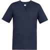 GIBLOR'S - Casacca Piero da Uomo per Infermiere, Dentista, Sala Operatoria, Medico, Dottore, Sanitario, Laboratorio, in Cotone, Diverse taglie e colori (Blu M)