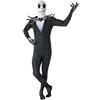 Rubie's The Nightmare Before Christmas 2nd Skin Jack Skellington, costume nero, M