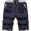Djtnzdm Pantaloncini Uomo Cotone Cargo Estivi Eleganti Casual Elastico Bermuda Chino Shorts Classico Pantaloncini Corti Uomo con Tasche