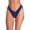SHEKINI Slip Bikini Donna Costume da Bagno High Cut Coulisse Regolabile Brasiliana Perizoma Nuoto Tronchi Sexy Tanga da Donne Cheeky Fondo Bikini da Spiaggia