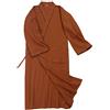 KINMBRA un-brand Kimono Giapponese da Uomo Robe Plus Size Abbigliamento Zen Abbigliamento taoista (Taglia L, D1)