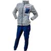 LOTTO Tuta Donna in Pile con Zip Intera - Tuta in Pile Sherpa Effetto Agnellato - Tuta Donna Invernale Termica - Tuta Donna Completa