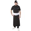 tessile astorino Ricamo 0 - Completo Cuoco - Vari Colori - Divisa Chef - 100% Cotone - per Uomo e Donna - 4 PZ - Giacca Pantalone Davantino Bandana - per Cucina e Ristorante - Made in Italy