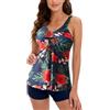 Neteson Costume da Bagno Donna Due Pezzi Tankini Donna Mare Push up Bikini | Canottiera e Pantaloncini da Bagno Costumi per Mare Spiaggia Piscina