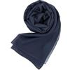 MAPIMANIA - Stola Elegante Donna Color Blu Scuro per Cerimonia e Matrimonio Made in Italy, Scialle coprispalle estivo Chiffon 200x80, Sciarpa Copri spalle per abito