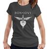 All+Every Bon Jovi Dagger Heart Logo Women's T-Shirt
