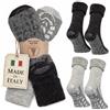 MOUNTREX® Calzini in lana alpaca, per uomo e donna, invernali, caldi, calzini termici, spessi, 2 paia, 35-38