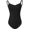 ROYAL SMEELA body danza senza maniche Body danza classica donna body ballerina adulto donna body ballo nero adulti body da balletto Senza schienale body di danza classica per donne body ginnastica
