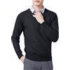 Vogrtcc Maglioni da uomo in misto cashmere a maglia con scollo a V pullover in lana maglieria maglioni vestiti