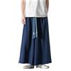 GURUNVANI Pantaloni da Uomo a Gamba Larga, Nero, Yoga Pants, Lunga