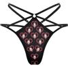 MYZQIFF Personalizzato G-String Thongs Viso Personalizzato Biancheria Intima delle Donne Brief Panties con Foto San Valentino