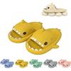 Chagoo Sharky Chanclas, Cloud Shark Slides, Ciabatte Squalo Estive Donna Uomo Pantofole da Bagno Comode Pantofole da spiaggia antiscivolo (38-39 EU, Yellow)