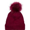 styleBREAKER Berretto Donna a Trecce con PON-PON in Pelliccia Sintetica,BOR