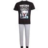Disney Pigiama da uomo mandaloriano per uomo e ragazzi Bob Fett Pjs a maniche corte + set regalo, Nero , S