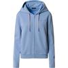 NORTH SAILS Felpa Donna con Cappuccio e Zip in French Terry Tinto in Capo