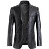 WOXIHUAN Blazer Giubbotto Uomo Pelle Elegante Vintage Giubbotto Moto Giubbino Leggera Giubbotto Invernale Motociclista Marrone Giacca Moto Biker Taglie Forti Giacca Invernale Giacca Pelle Nero XXXXXL