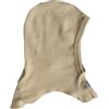 Lilano Natur Lilano, Berretto per Bambini/Neonati, 70% Lana (da Allevamento Biologico Controllato), 30% Seta, 210 g/m², sabbia, 3-6 Monate