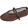 PINTUTU Ballerine da Donna in Rete,Scarpe Jane con Punta Tonda E Cinturino A Rete con Fibbia,Ballerine Comode E Comode per Tutti I Giorni Scarpette Donna