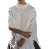 Generisch Poncho, top da uomo, trasparente, a rete, leggera, con cappuccio, in rete, traspirante, tinta unita, con cappuccio, leggero, trasparente, estivo, con cappuccio