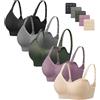 HBselect 5 PCS Reggiseno Allattamento con Estensione Reggiseno Bra Donna