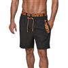 riverso RIVBobby - Costume da Bagno da Uomo, Pantaloncini Corti, Estivi, Sport, Spiaggia, con Coulisse, 100% Poliestere, Nero, Verde, Arancione, Rosso, S, M, L, XL, XXL, 3XL, 4XL, 5XL
