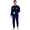 GIVOVA Tuta Completa Uomo In Caldo Cotone In Vari Modelli, Pigiama Lungo Maschile (2XL (52), GI542 BLU)