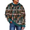 VPQILH Maglione Natalizio Uomo, Babbo Natale Albero Natalizie Maglioni Natalizio Girocollo Felpa Natale Uomo a Naniche Lunghe Felpe Natalizie, Ugly Christmas Sweater Caldo Maglioncino Casual Larghe Jumper