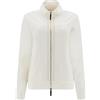 FREDDY - Felpa Zippata A Collo Alto con Microborchie Oro Chiaro, Donna, Bianco, Medium
