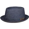Stetson Danvick Cappello Pork Pie Denim Prodotto in Italia Unisex Primavera Estate