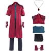 Taeyue Devil rosso set completo con collana rossa set DMC outfit Cosplay costume Halloween carnevale tuta uomo