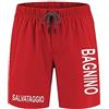 Bulabadoo Pantaloncino Bagnino Salvataggio Guardaspiaggia Boxer Costume Uomo Mare Lifeguard Abbigliamento Stabilimento Balneare