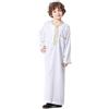YOOCHUENG Vestito Musulmano Bambino (125-155 cm),Caftano Arabo Ragazzo