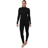 DANISH ENDURANCE Completo Termico Donna in Lana Merino, per Il Freddo Estremo, per Donne e Ragazze, Nero, XXL