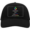 Teetaly Cappellini Personalizzati con Stampa e Ricamo, Foto, Testo, Logo 100% Cotone (Nero - 5 Pezzi)
