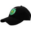 Beyond Happy Sporting Lisbona Berretto da baseball - 100% cotone Heavy Duty Sporting Portogallo Unisex Cap - Verde, Nero , Taglia unica